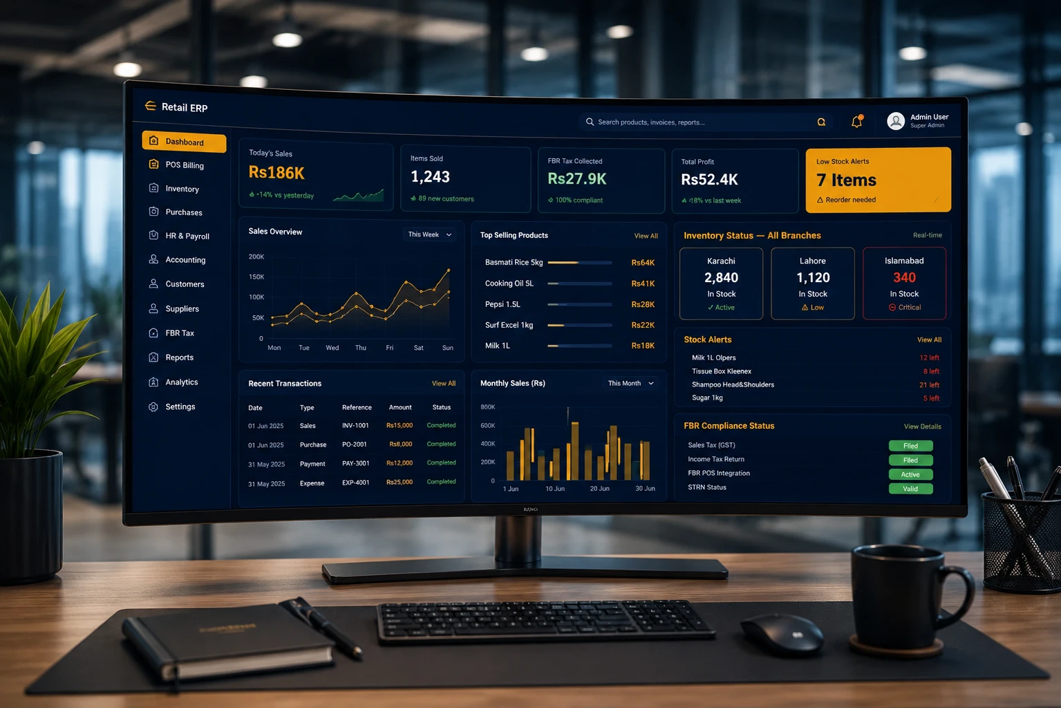 Retail ERP Software Pakistan