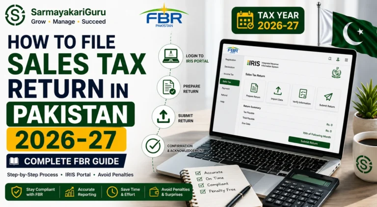 Sales Tax Return in Pakistan