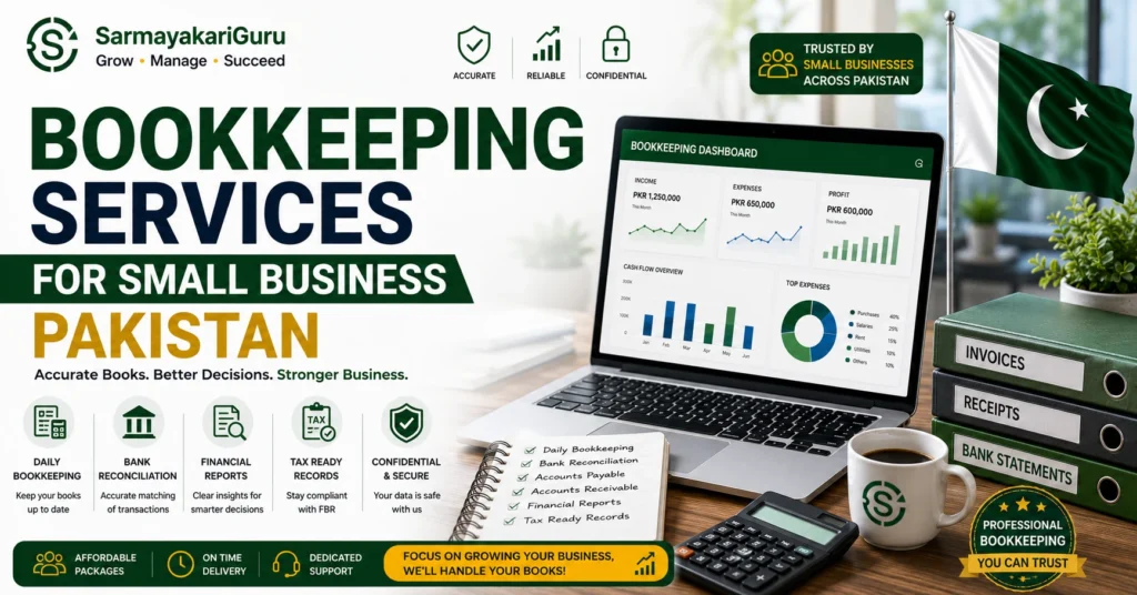 bookkeeping services small business Pakistan