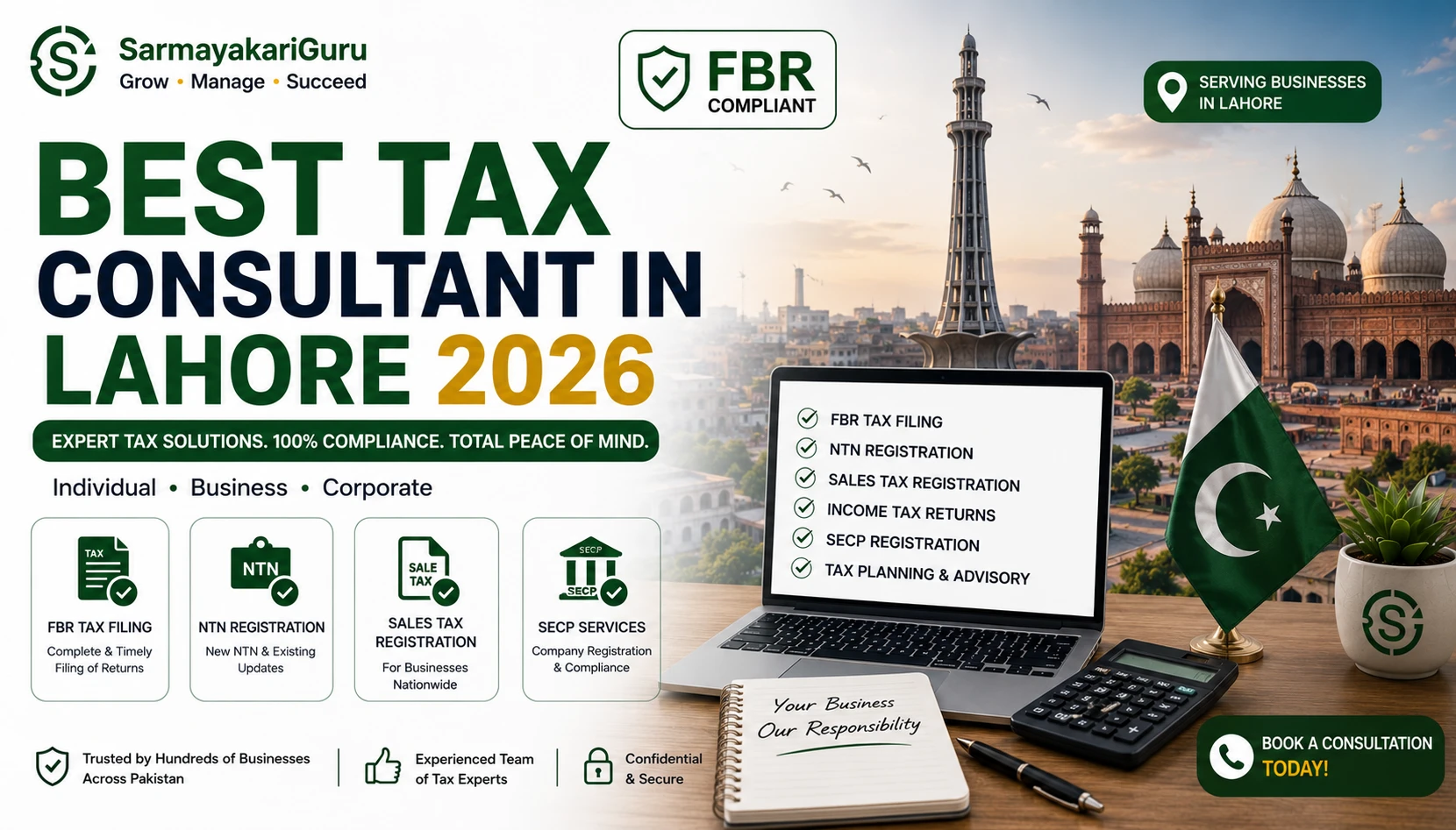 tax consultant in Lahore