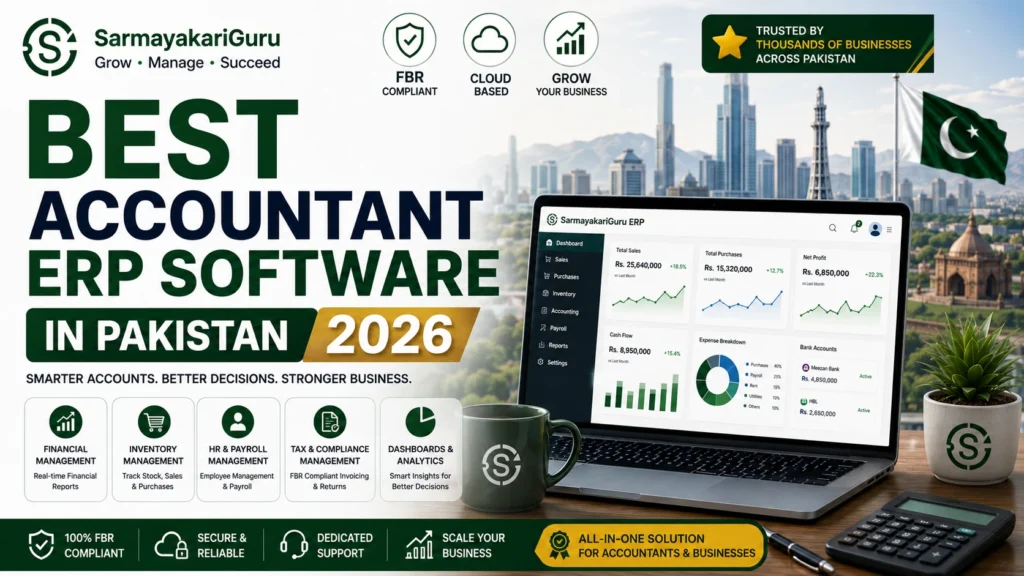 Best Accountant ERP Software in Pakistan