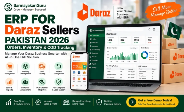 ERP for Daraz sellers Pakistan